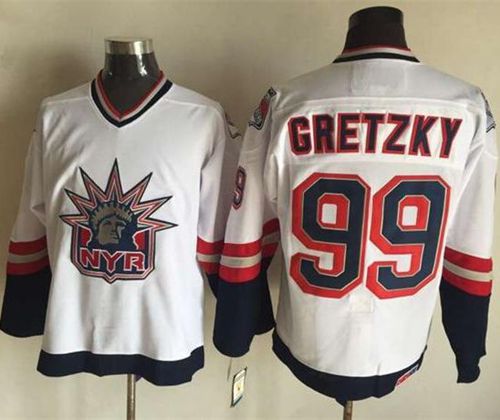 Wayne Gretzky New York Rangers white jersey