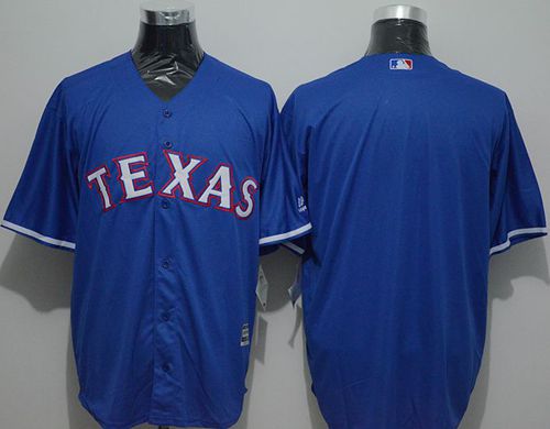 Custom Texas Rangers blue jersey