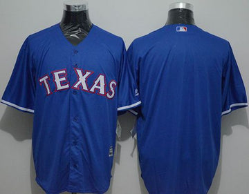 Custom Texas Rangers blue jersey