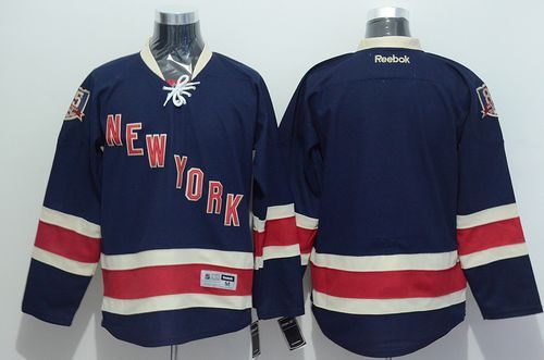 Custom New York Rangers navy jersey