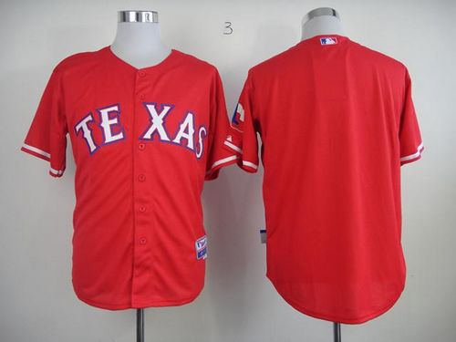 Custom Texas Rangers red jersey