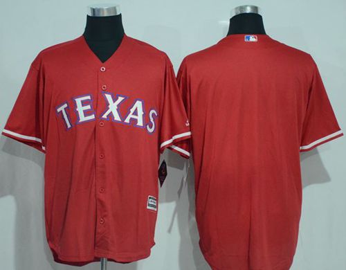 Custom Texas Rangers red jersey