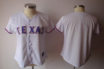 Custom Texas Rangers white Fashion jersey