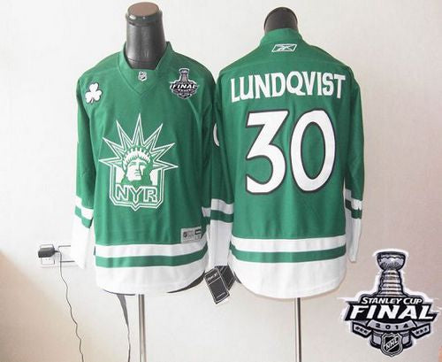 St Patty's Day New York Rangers green jersey