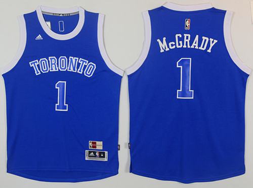 Tracy Mcgrady Toronto Raptors blue Throwback jersey
