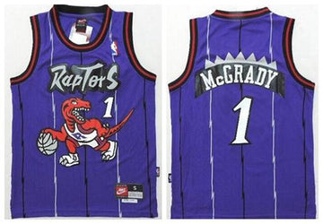 Tracy Mcgrady Toronto Raptors purple Throwback jersey