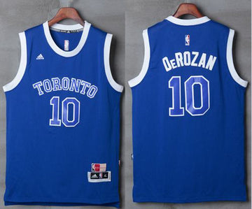 DeMar DeRozan Toronto Raptors blue jersey