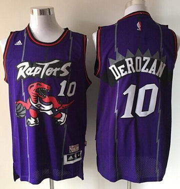 DeMar DeRozan Toronto Raptors purple Throwback jersey