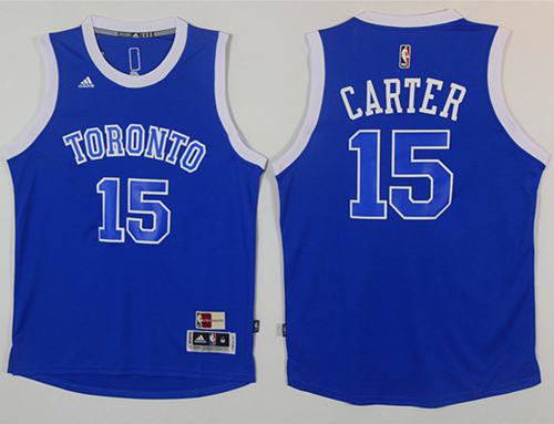 Vince Carter Toronto Raptors blue Throwback jersey