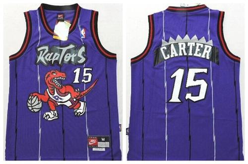 Vince Carter Toronto Raptors purple Throwback jersey