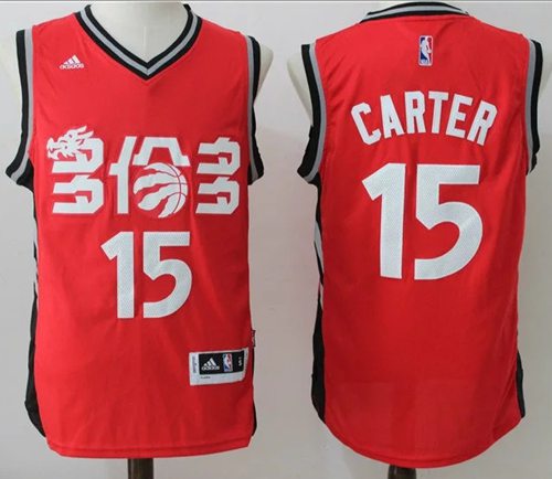 Vince Carter Toronto Raptors red jersey