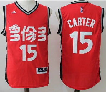Vince Carter Toronto Raptors red jersey