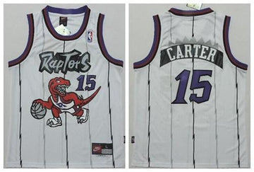 Vince Carter Toronto Raptors white Throwback jersey
