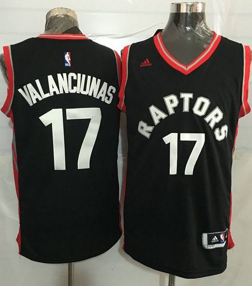 Jonas Valanciunas Toronto Raptors black jersey