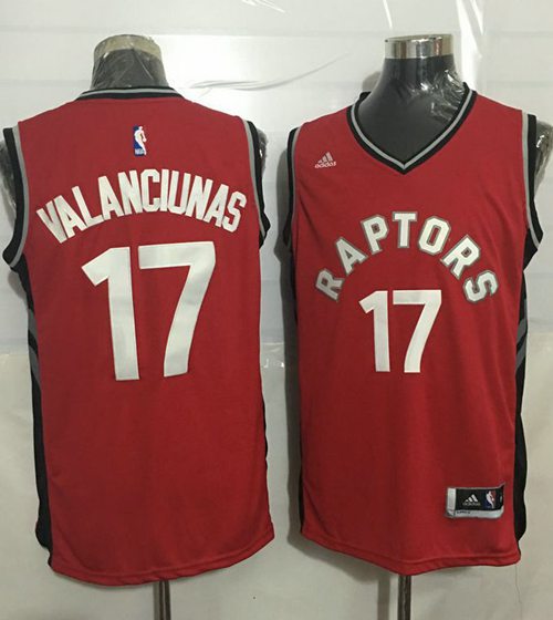 Jonas Valanciunas Toronto Raptors red jersey