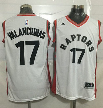 Jonas Valanciunas Toronto Raptors white jersey