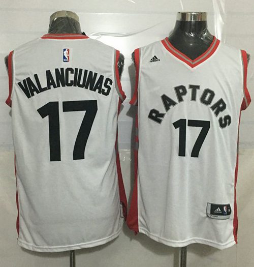 Jonas Valanciunas Toronto Raptors white jersey