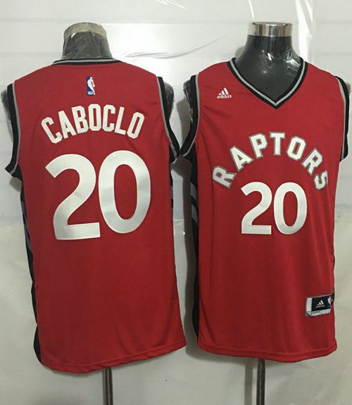 Bruno Caboclo Toronto Raptors red jersey