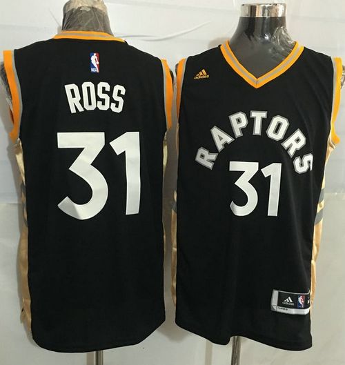 Terrence Ross Toronto Raptors black-gold jersey