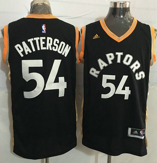 Patrick Patterson Toronto Raptors black-gold jersey