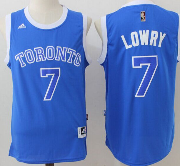 Kyle Lowry Toronto Raptors blue jersey