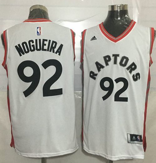 Lucas Nogueira Toronto Raptors white jersey
