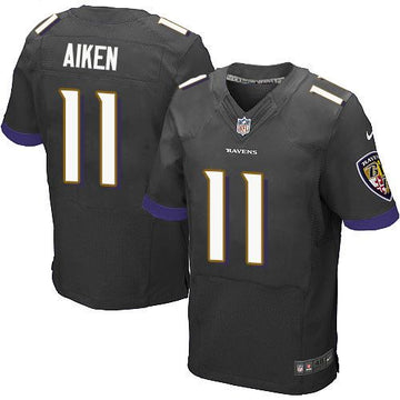 Kamar Aiken Baltimore Ravens black Elite jersey