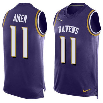 Kamar Aiken Baltimore Ravens purple jersey