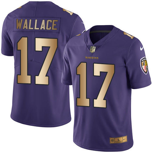 Mike Wallace Baltimore Ravens purple jersey