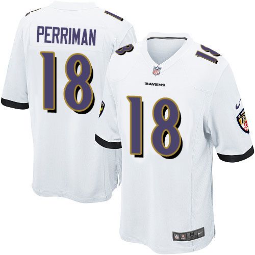 Breshad Perriman Baltimore Ravens white Elite jersey