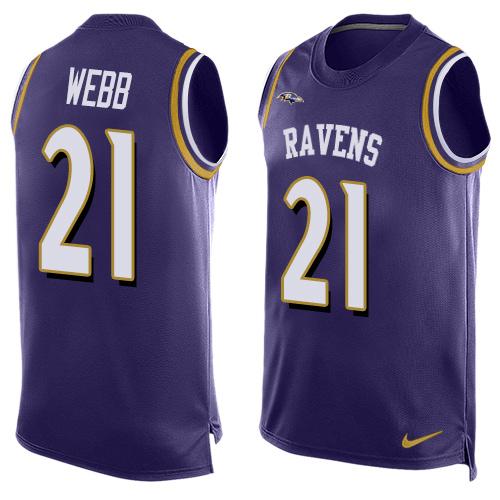 Lardarius Webb Baltimore Ravens purple jersey