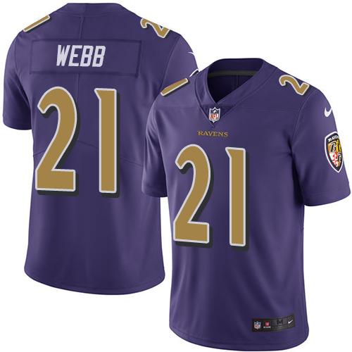 Lardarius Webb Baltimore Ravens purple jersey
