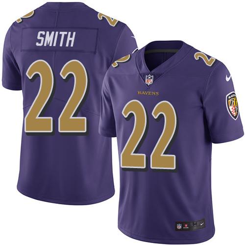 Jimmy Smith Baltimore Ravens purple jersey