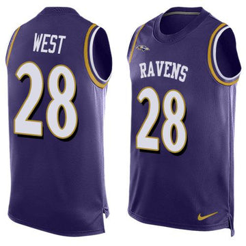 Terrance West Baltimore Ravens purple jersey