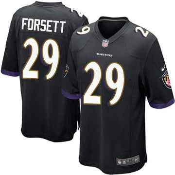 Justin Forsett Baltimore Ravens black Elite jersey