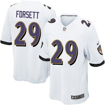 Justin Forsett Baltimore Ravens white Elite jersey
