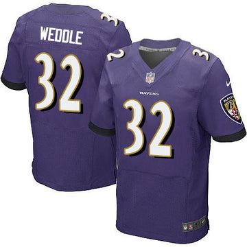 Eric Weddle Baltimore Ravens purple Elite jersey