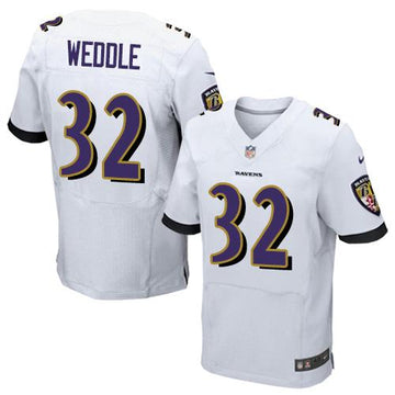 Eric Weddle Baltimore Ravens white Elite jersey