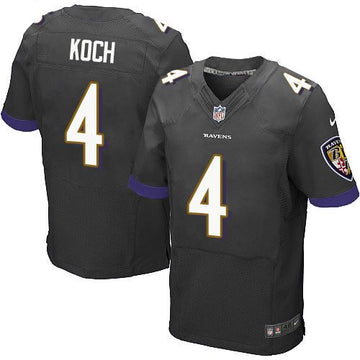 Sam Koch Baltimore Ravens black Elite jersey