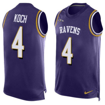 Sam Koch Baltimore Ravens purple jersey