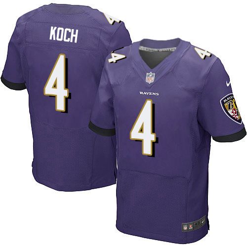 Sam Koch Baltimore Ravens purple Elite jersey