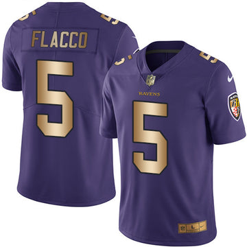 Joe Flacco Baltimore Ravens purple jersey