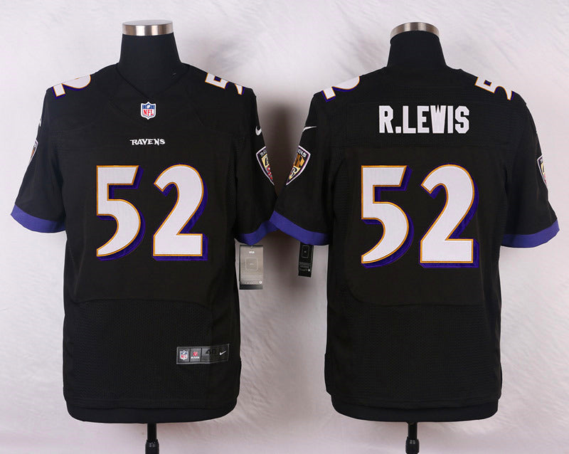 Ray Lewis Baltimore Ravens black Elite jersey