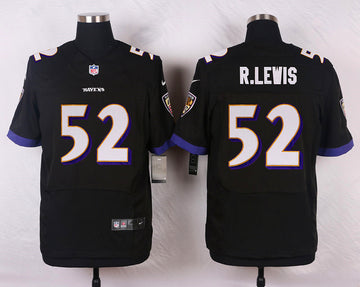 Ray Lewis Baltimore Ravens black Elite jersey