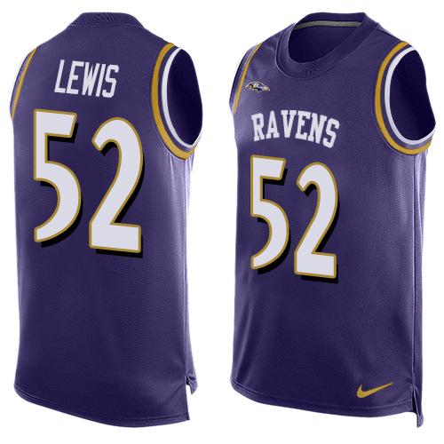 Ray Lewis Baltimore Ravens purple jersey