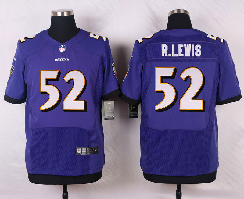 Ray Lewis Baltimore Ravens purple Elite jersey