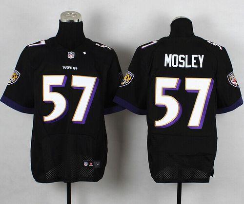 CJ Mosley Baltimore Ravens black Elite jersey