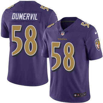 Elvis Dumervil Baltimore Ravens purple jersey