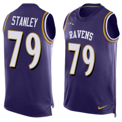 Ronnie Stanley Baltimore Ravens purple jersey