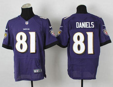 Owen Daniels Baltimore Ravens purple Elite jersey